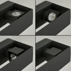 hofstein Applique murale d'extérieur Fletcher LED Anthracite, 2 lumières