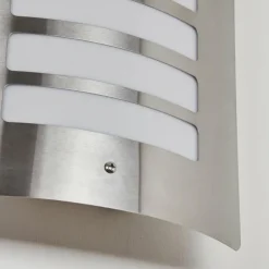 hofstein Applique murale d'extérieur Maleny Acier inoxydable, 1 lumière