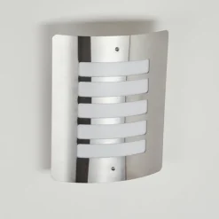 hofstein Applique murale d'extérieur Maleny Acier inoxydable, 1 lumière