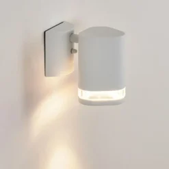 hofstein Applique murale d'extérieur Amyton Blanc, 1 lumière