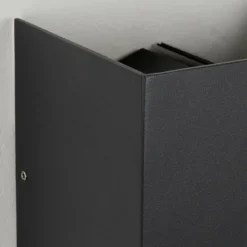 hofstein Applique murale d'extérieur Hoods LED Anthracite, 2 lumières