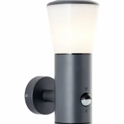 Luminaires Brilliant Applique murale d'extérieur Brilliant Cliffi Anthracite, 1 lumière, Détecteur de mouvement