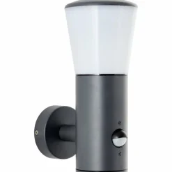 Luminaires Brilliant Applique murale d'extérieur Brilliant Cliffi Anthracite, 1 lumière, Détecteur de mouvement