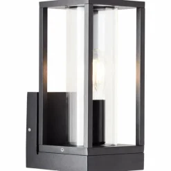 Luminaires Brilliant Applique murale d'extérieur Brilliant Dipton Noir, 1 lumière