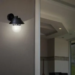 Luminaires Brilliant Applique murale d'extérieur Brilliant Stokesley Noir, 1 lumière