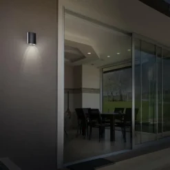 Luminaires Brilliant Applique murale d'extérieur Brilliant Tursdale LED Noir, 4 lumières