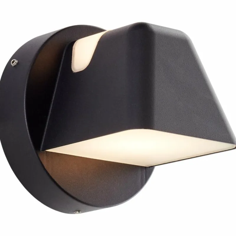 Luminaires Brilliant Applique murale d'extérieur Brilliant Scorton LED Noir, 2 lumières