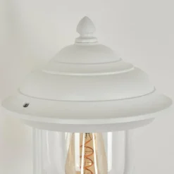 Luminaires Rustiques-hofstein Applique murale d'extérieur Tingha Blanc, 1 lumière