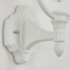 Luminaires Rustiques-hofstein Applique murale d'extérieur Tingha Blanc, 1 lumière