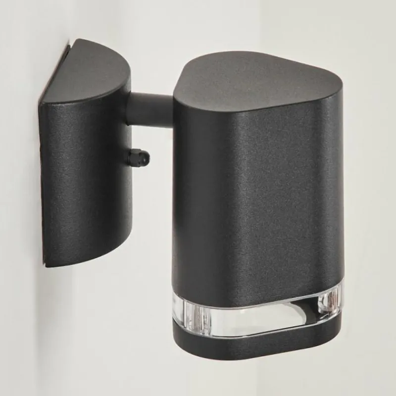 hofstein Applique murale d'extérieur Amyton Noir, 1 lumière