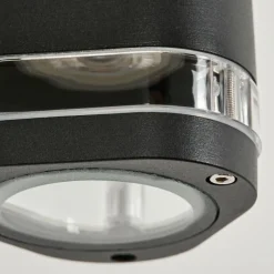 hofstein Applique murale d'extérieur Amyton Noir, 1 lumière