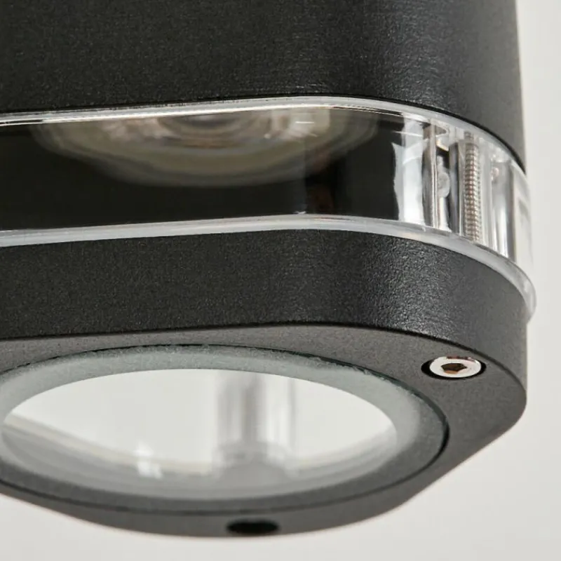 hofstein Applique murale d'extérieur Amyton Noir, 1 lumière