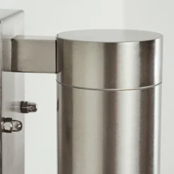 hofstein Applique murale d'extérieur Bessiebelle Acier inoxydable, 1 lumière, Détecteur de mouvement