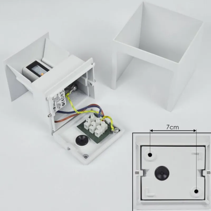 hofstein Applique murale d'extérieur Pyalong LED Blanc, 1 lumière