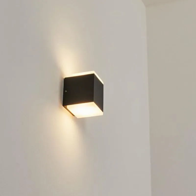 hofstein Applique murale d'extérieur Oatlands LED Anthracite, 2 lumières