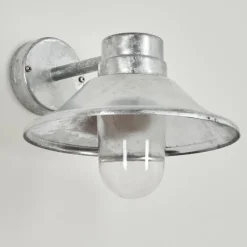 hofstein Applique murale d'extérieur Pumiri LED Zingué, 1 lumière