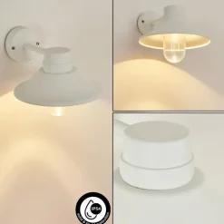 hofstein Applique murale d'extérieur Pumiri LED Blanc, 1 lumière