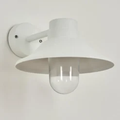 hofstein Applique murale d'extérieur Pumiri LED Blanc, 1 lumière