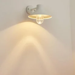 hofstein Applique murale d'extérieur Pumiri LED Blanc, 1 lumière