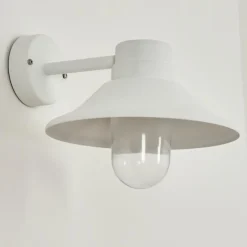 hofstein Applique murale d'extérieur Pumiri LED Blanc, 1 lumière