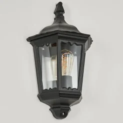 Luminaires Rustiques-hofstein Applique murale d'extérieur Woocoo Noir, 1 lumière