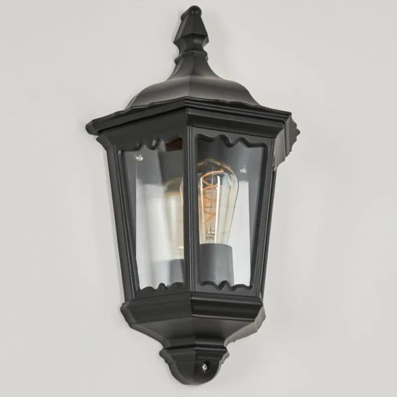 Luminaires Rustiques-hofstein Applique murale d'extérieur Woocoo Noir, 1 lumière