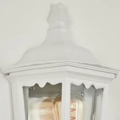 Luminaires Rustiques-hofstein Applique murale d'extérieur Woocoo Blanc, 1 lumière