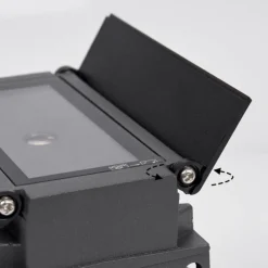 hofstein Applique murale d'extérieur Hoods LED Anthracite, 2 lumières