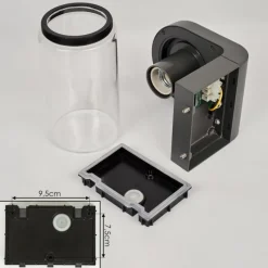 hofstein Applique murale d'extérieur Radnor Anthracite, 1 lumière