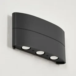hofstein Applique murale d'extérieur Trapatrapa LED Anthracite, 6 lumières