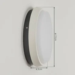 hofstein Applique murale d'extérieur Centinela LED Anthracite, Blanc, 1 lumière