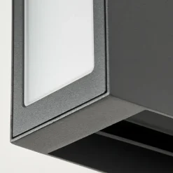 hofstein Applique murale d'extérieur Hoods LED Anthracite, 3 lumières