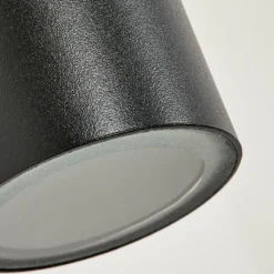 hofstein Applique murale d'extérieur Bessiebelle Noir, Blanc, 1 lumière