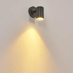 hofstein Applique murale d'extérieur Bessiebelle Noir, Blanc, 1 lumière