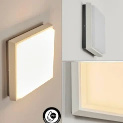 hofstein Applique murale d'extérieur Gomero LED Anthracite, Blanc, 1 lumière