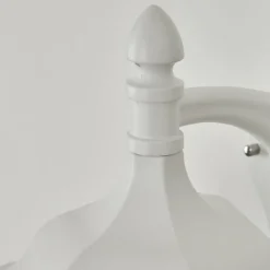 Luminaires Rustiques-hofstein Applique murale d'extérieur Pamputa Blanc, 1 lumière