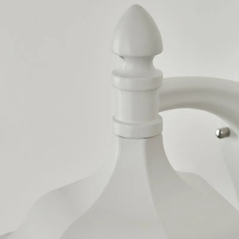 Luminaires Rustiques-hofstein Applique murale d'extérieur Pamputa Blanc, 1 lumière