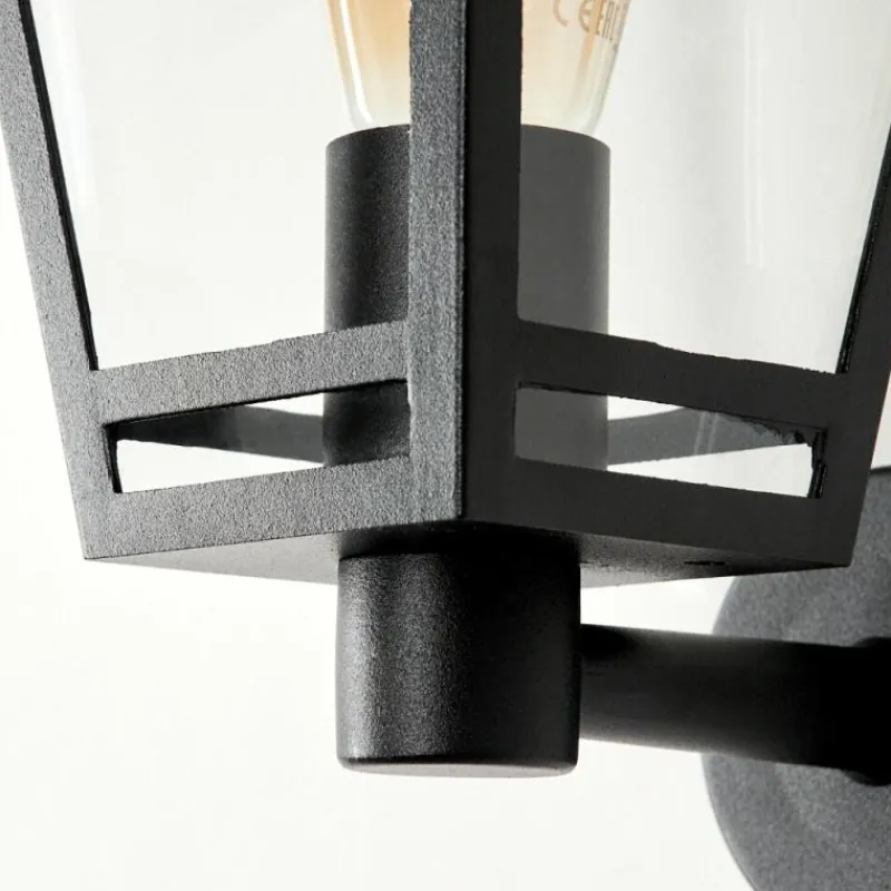 Luminaires Rustiques-hofstein Applique murale d'extérieur Ausipar Noir, 1 lumière