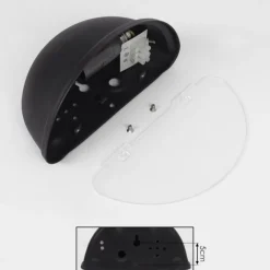 hofstein Applique murale d'extérieur Wundowie Noir, 1 lumière