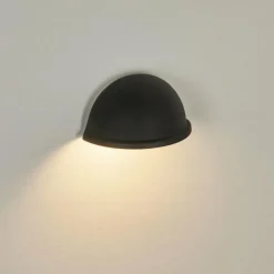 hofstein Applique murale d'extérieur Wundowie Noir, 1 lumière