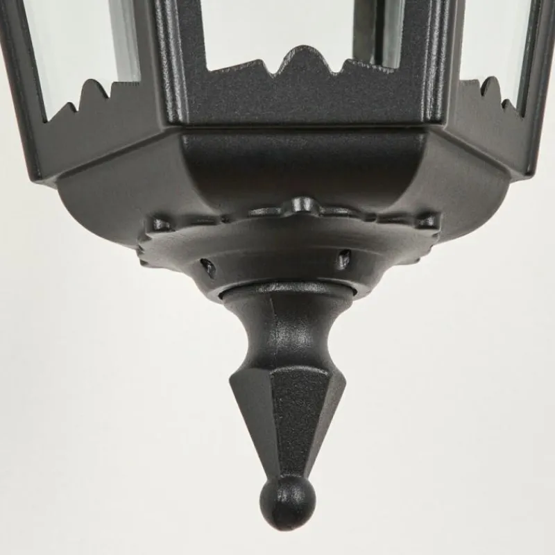 Luminaires Rustiques-hofstein Applique murale d'extérieur Pamputa Noir, 1 lumière