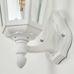 Luminaires Rustiques-hofstein Applique murale d'extérieur Pamputa Blanc, 1 lumière