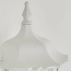 Luminaires Rustiques-hofstein Applique murale d'extérieur Pamputa Blanc, 1 lumière