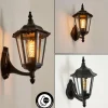 Luminaires Rustiques-hofstein Applique murale d'extérieur Pamputa Noir, 1 lumière