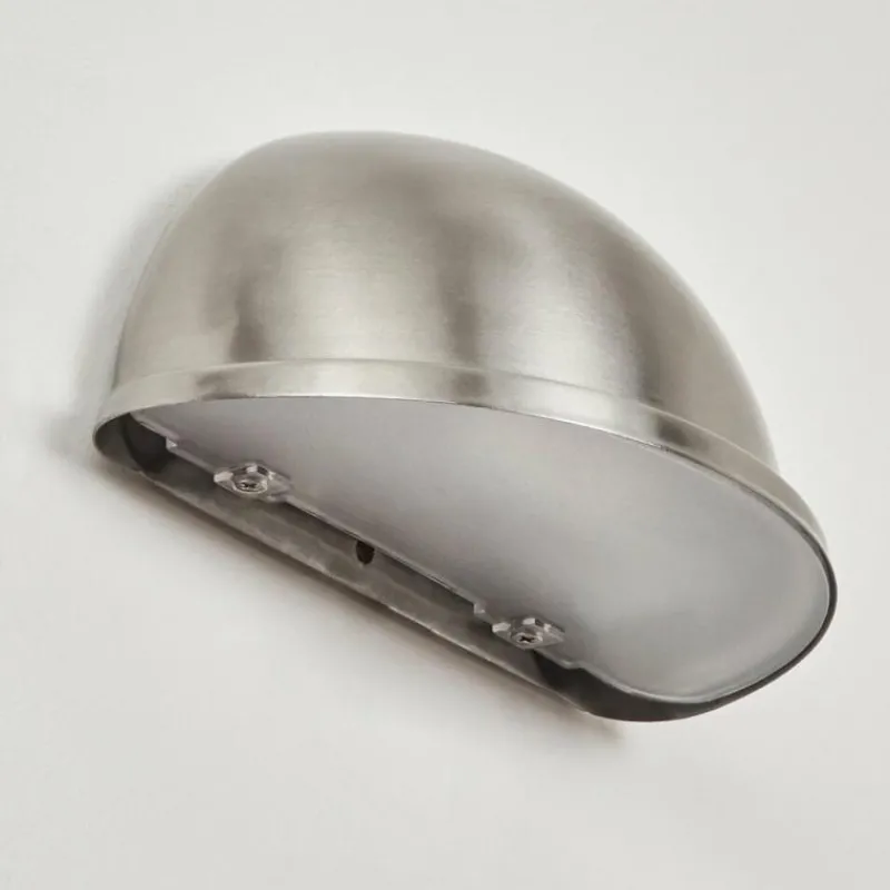 hofstein Applique murale d'extérieur Wundowie Acier inoxydable, Blanc, 1 lumière