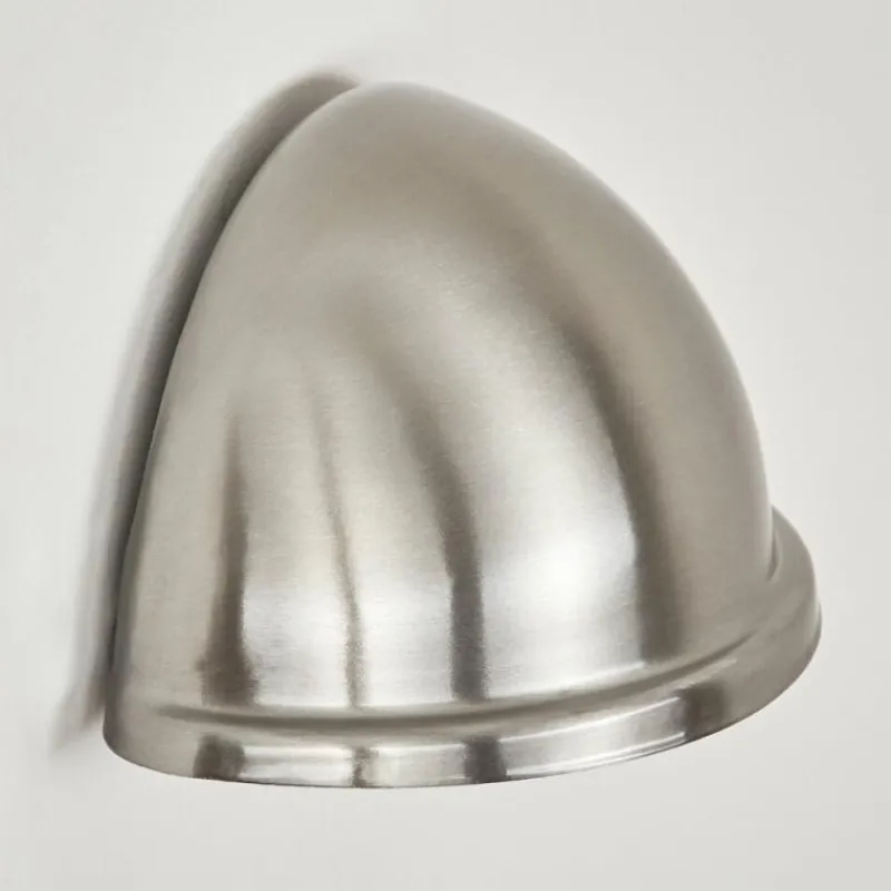 hofstein Applique murale d'extérieur Wundowie Acier inoxydable, Blanc, 1 lumière