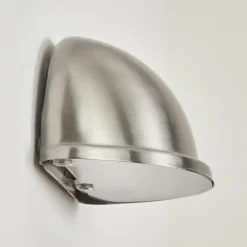 hofstein Applique murale d'extérieur Wundowie Acier inoxydable, Blanc, 1 lumière