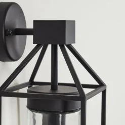 hofstein Applique murale d'extérieur Fiskenes Noir, 1 lumière