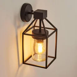 hofstein Applique murale d'extérieur Fiskenes Noir, 1 lumière