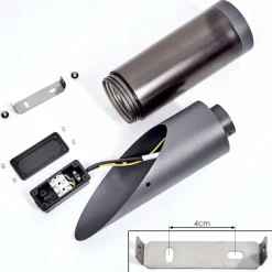 hofstein Applique murale d'extérieur Gaborone Anthracite, 1 lumière